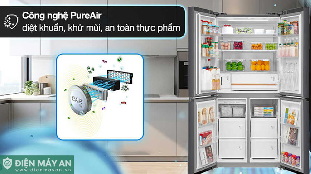 Tủ lạnh Toshiba Inverter 711 lít Multi Door GR-RF895WIA-PGV(22)-XK